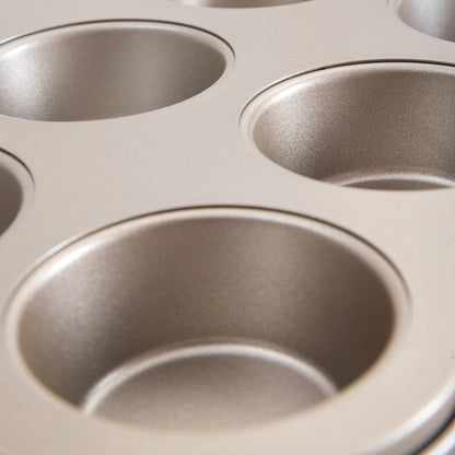 FEBE Gold Muffin Tin 12 Cavities - Carbon Steel Bakeware
