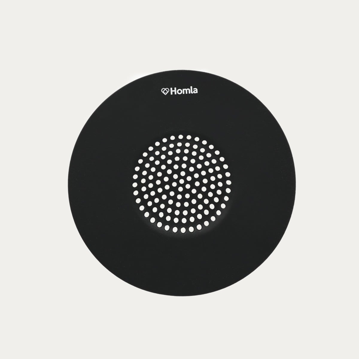 LUCENS Silicone Sink Strainer Black 13 cm