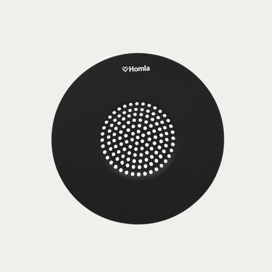 LUCENS Silicone Sink Strainer Black 13 cm