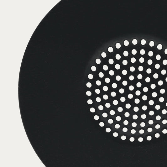 LUCENS Silicone Sink Strainer Black 13 cm