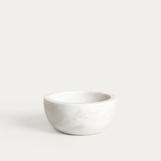 Marble Butter Serving Dish with Spreading Knife 10x4cm