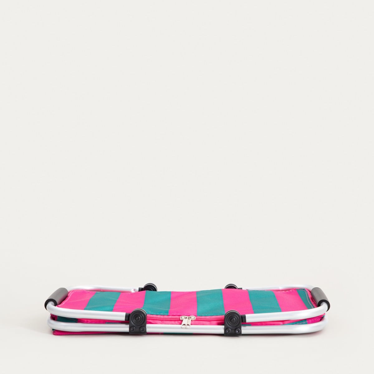 RAYAS Thermal Basket in Pink and Turquoise Stripes