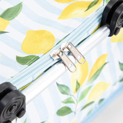 SIDRUM Thermal Basket in Lemons - Insulated Picnic & Beach Bag