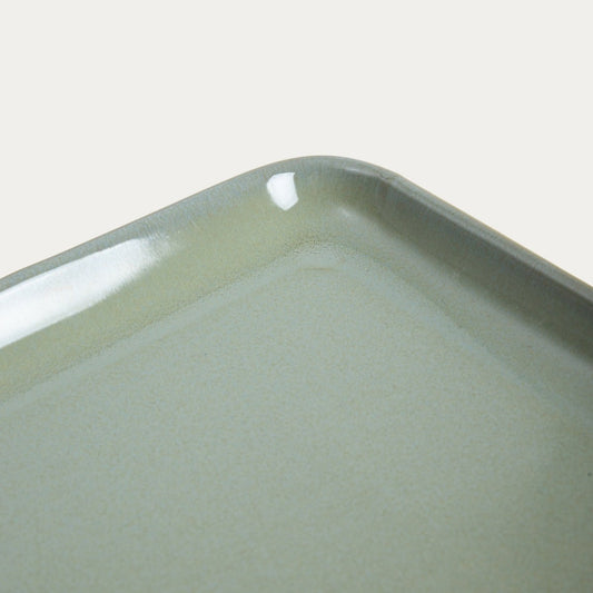 Okinawa Sushi Serving Plate Turquoise 41x22 cm