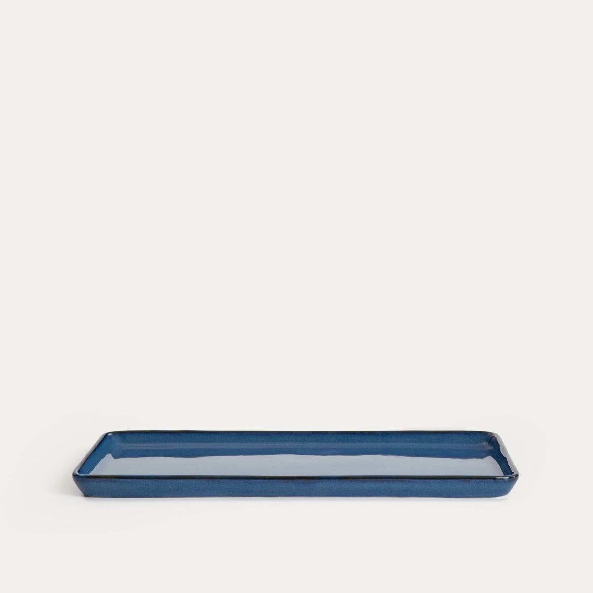 Okinawa Sushi Serving Plate Navy Blue 41x22 cm
