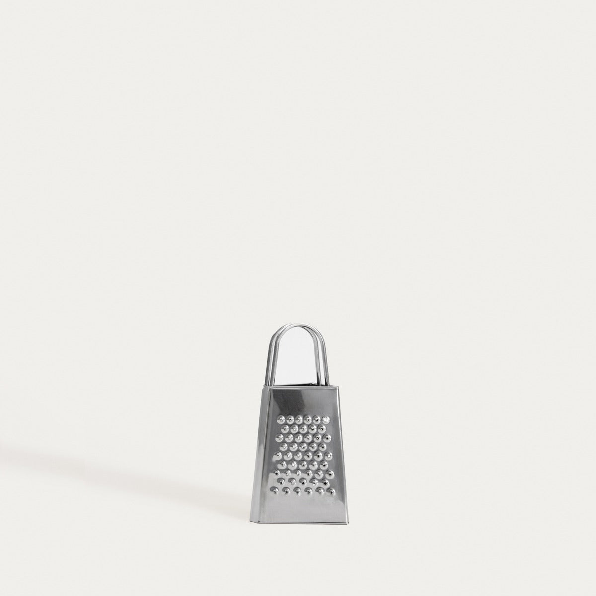 ONTARIO Silver Kitchen Grater with Handle - Stainless Steel