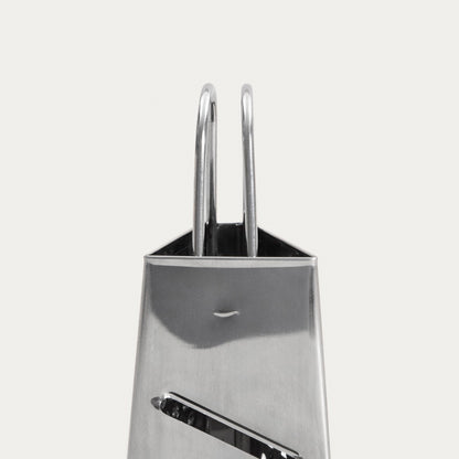 ONTARIO Silver Kitchen Grater with Handle - Stainless Steel