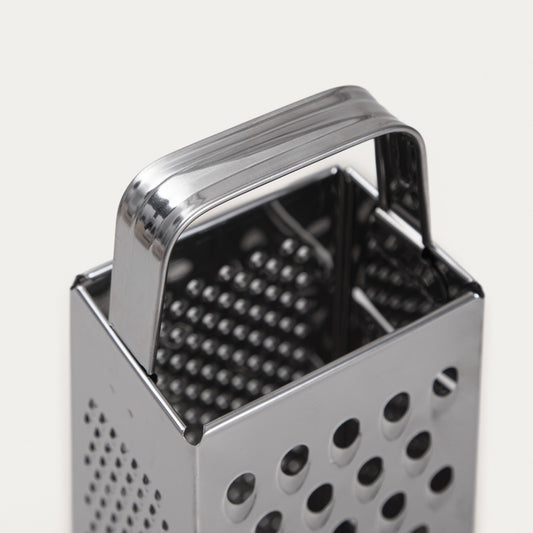 ONTARIO Classic Stainless Steel Grater with 4 Surfaces