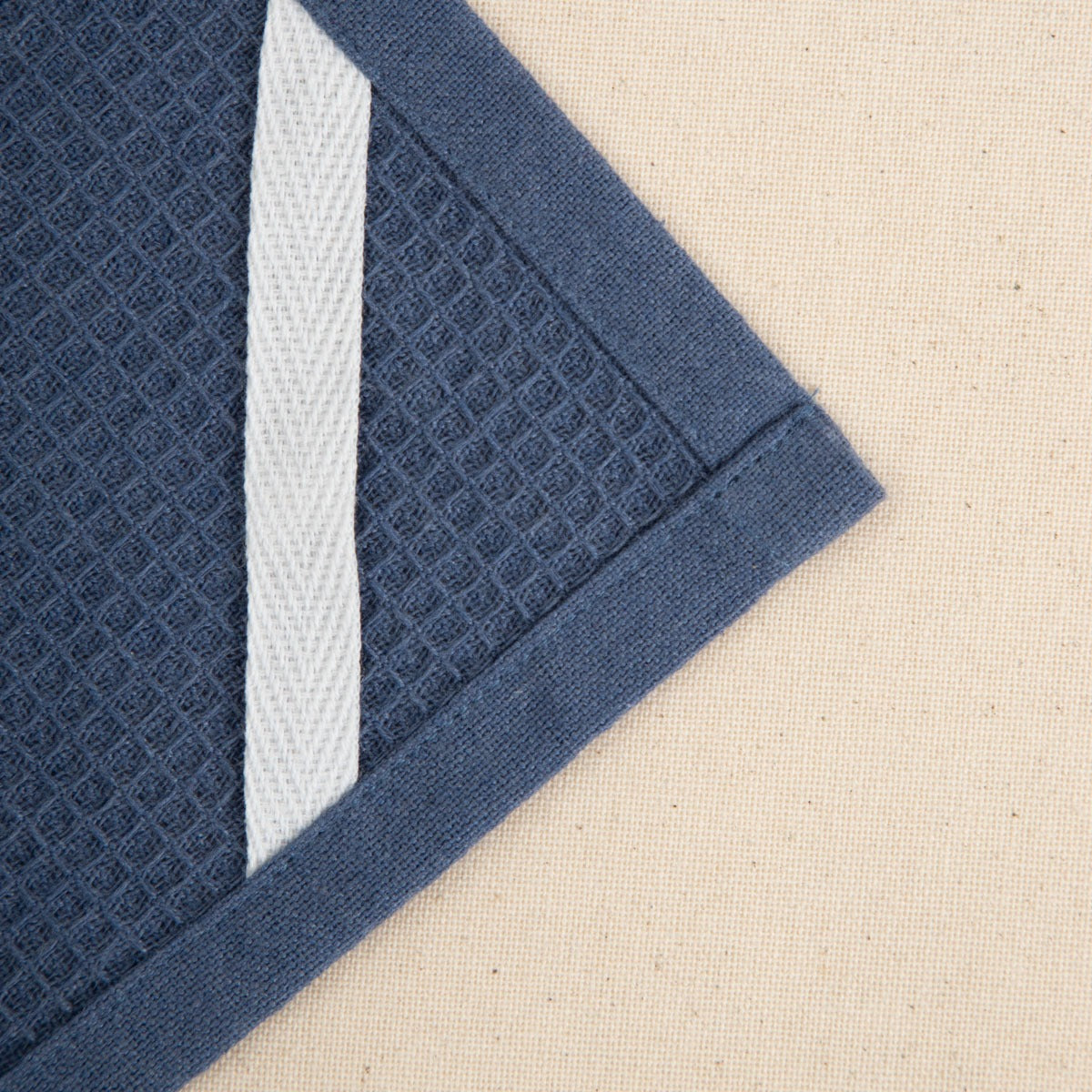 Set of 2 Cotton Kitchen Towels with Nautical Motif | NILGI