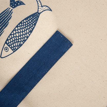 NILGI Cotton Apron with Nautical Motif 60x80cm