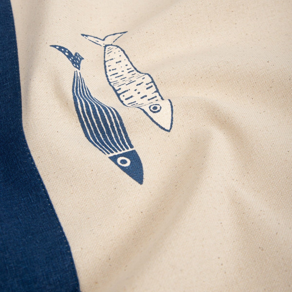 NILGI Cotton Apron with Nautical Motif 60x80cm