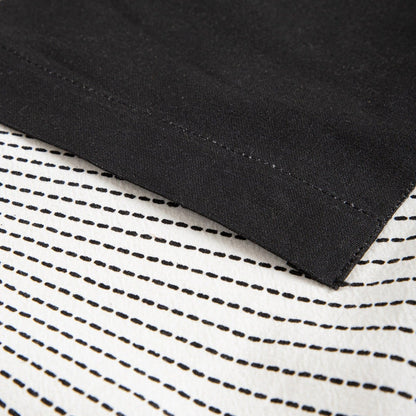 SALADO Cotton Apron with Black Pattern 60x80cm