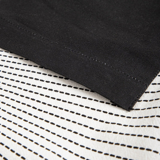 SALADO Cotton Apron with Black Pattern 60x80cm