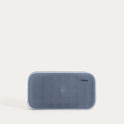ALCOLE Ice Cube Tray with Lid - Flexible Silicone, 22x13 cm