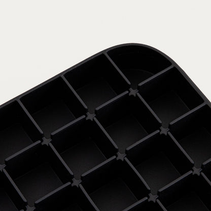 ALCOLE Ice Cube Tray with Lid - Flexible Silicone, 22x13 cm