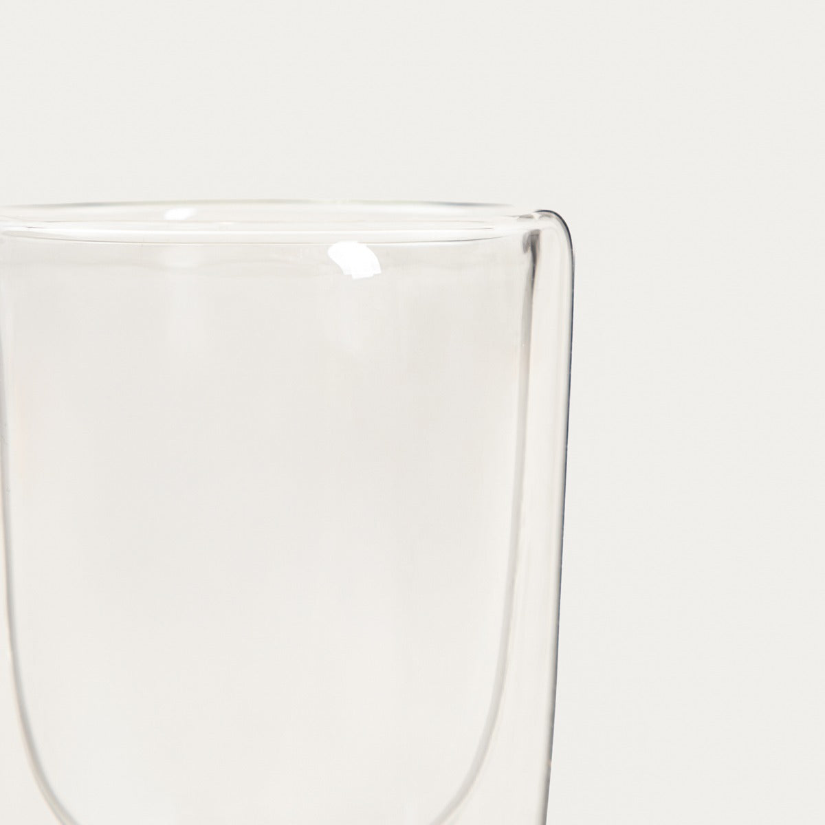 PAWO Double Wall Glass Mug with Cat Figurine 0.35L