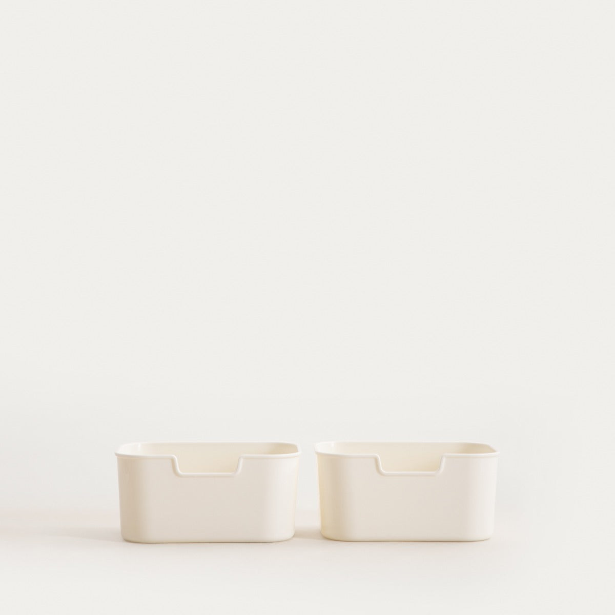 Plastic container Gaspari Rectangular Plastic Container with Two Inserts 23.5x16.5x7 cm