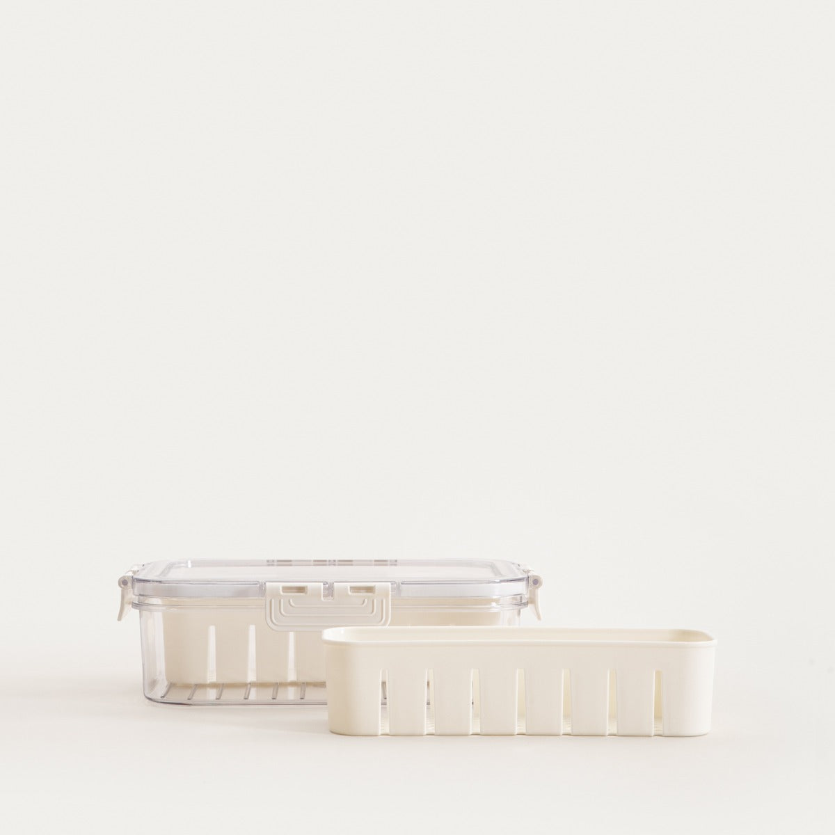 Plastic container GASPARI Rectangular Plastic Container with Removable Baskets 24x17x7cm