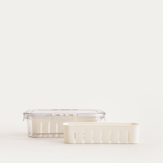 Plastic container GASPARI Rectangular Plastic Container with Removable Baskets 24x17x7cm