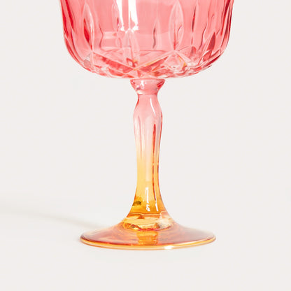 BRILLARE Glass Set Pink-Orange 0.2L