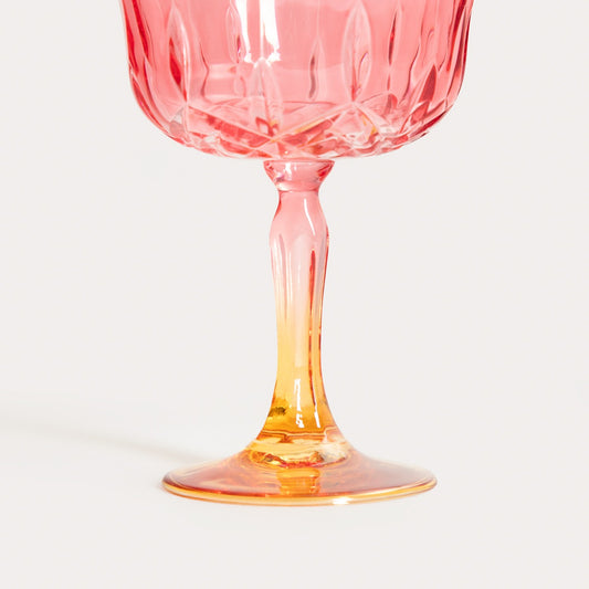 BRILLARE Glass Set Pink-Orange 0.2L
