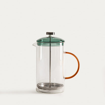 LUMO Glass Coffee Maker with Coloured Elements 1L