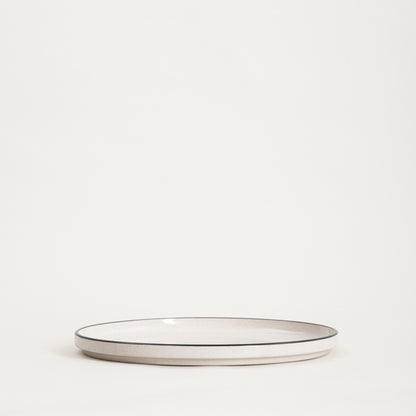 AZRA Dinner Plate with Black Rim 27.5 cm