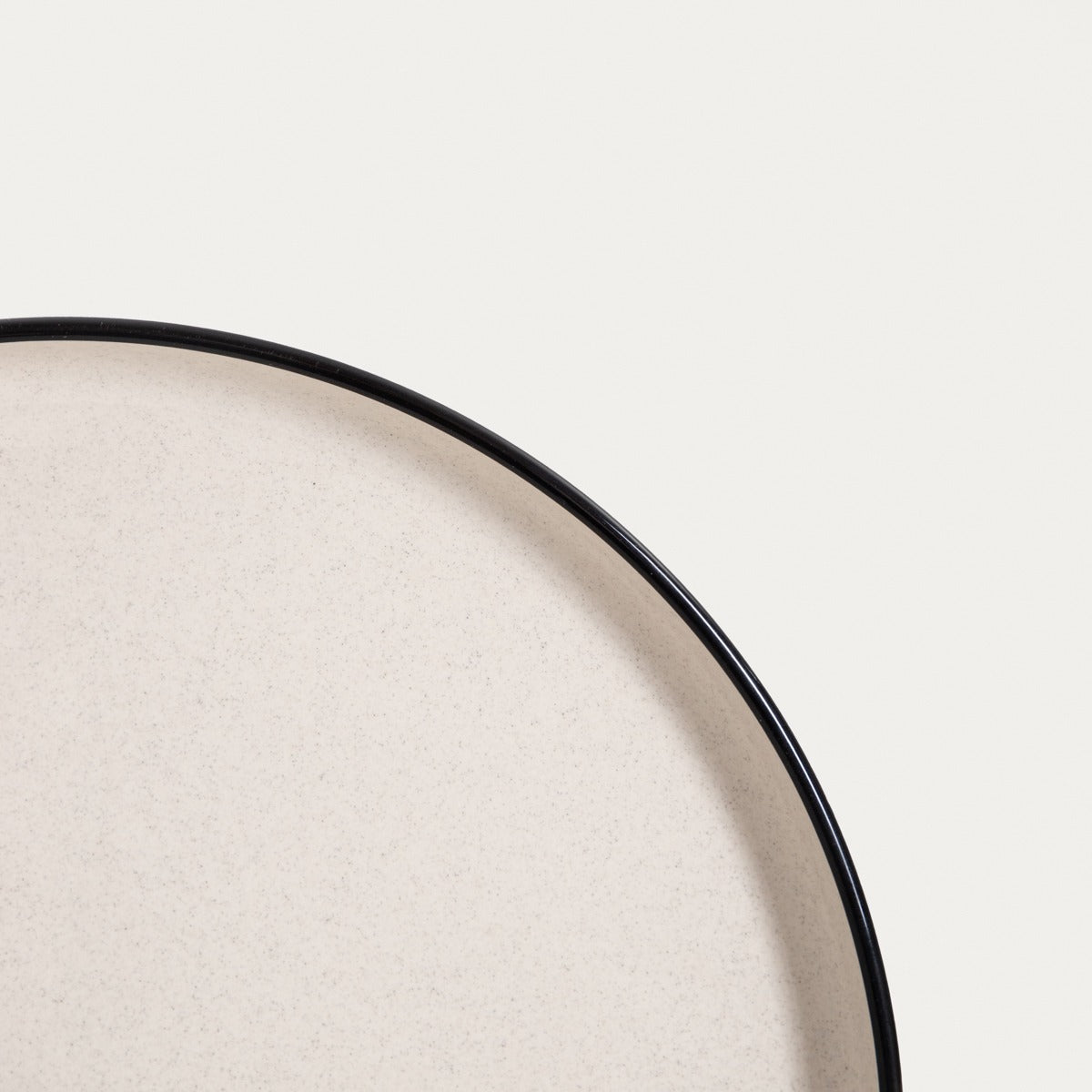 AZRA Dinner Plate with Black Rim 27.5 cm