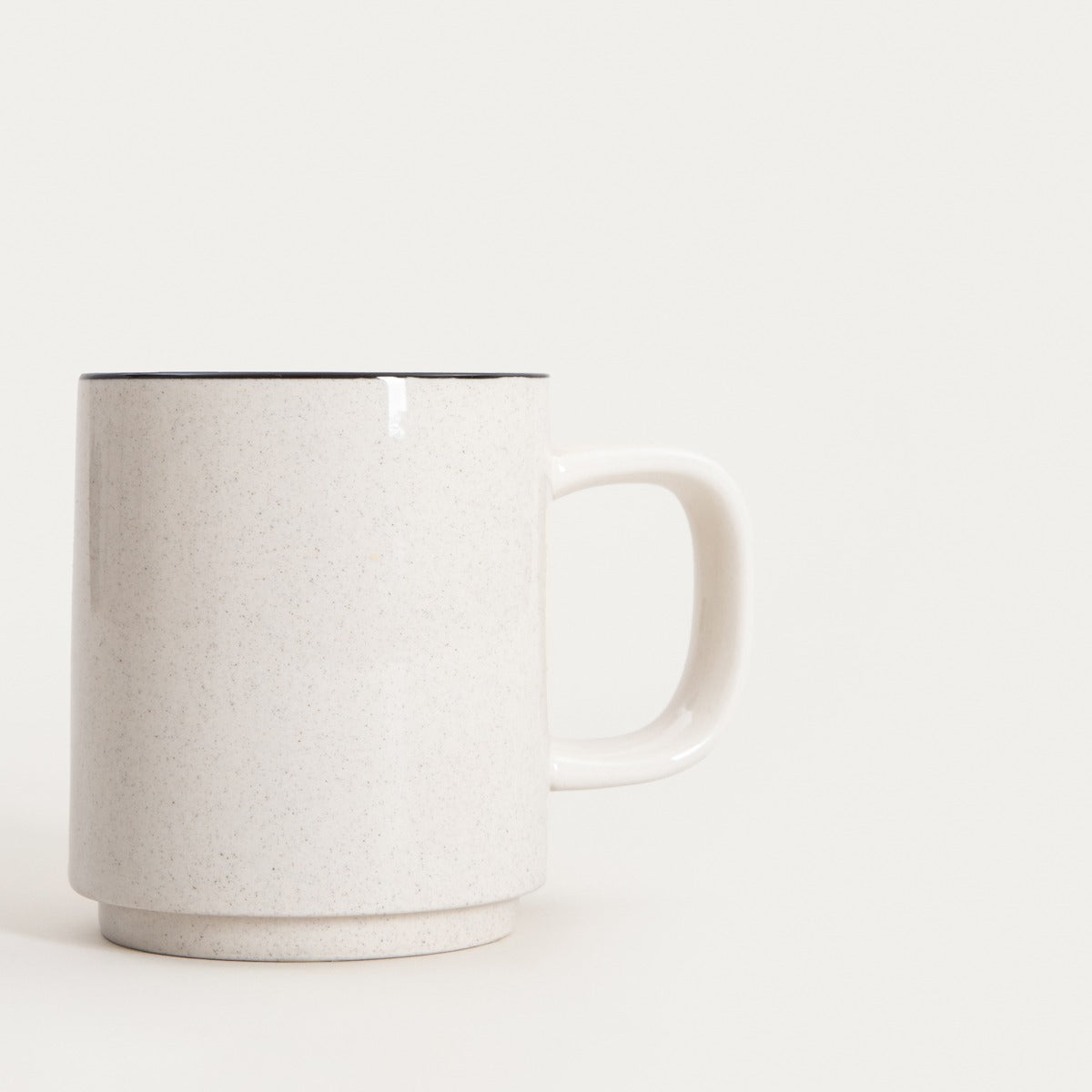 AZRA Ceramic Mug with Black Rim 0.3L