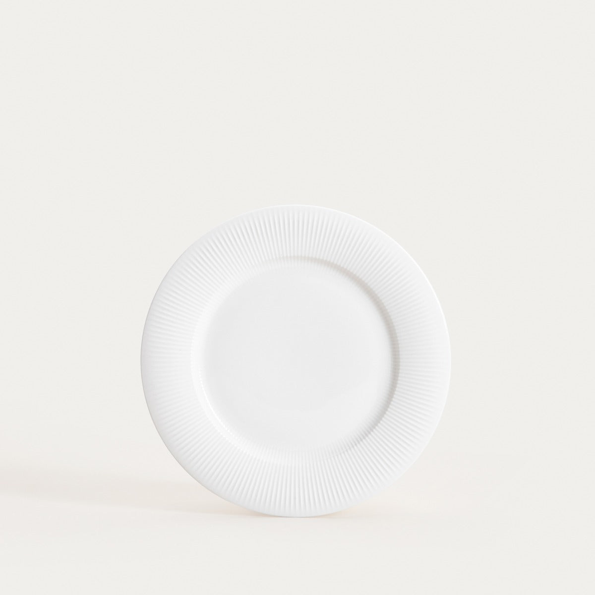 DIBBA Dessert Plate with Fluted Pattern - 20.5 cm