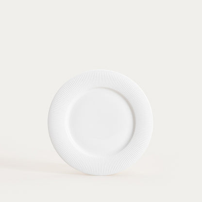 DIBBA Dessert Plate with Fluted Pattern - 20.5 cm