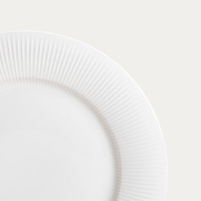 DIBBA Dessert Plate with Fluted Pattern - 20.5 cm