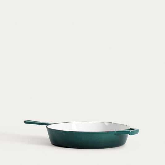 Andreas Cast Iron Skillet 26 cm Green Ombre