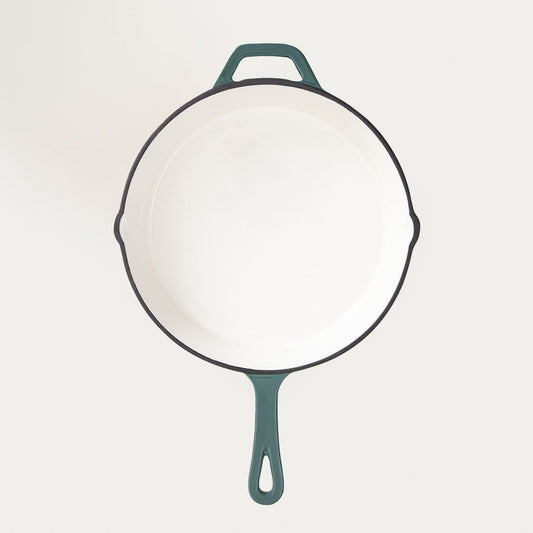 Andreas Cast Iron Skillet 26 cm Green Ombre