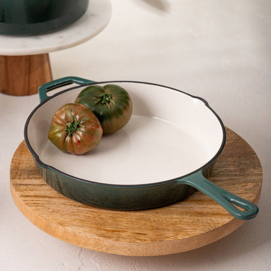 Andreas Cast Iron Skillet 26 cm Green Ombre