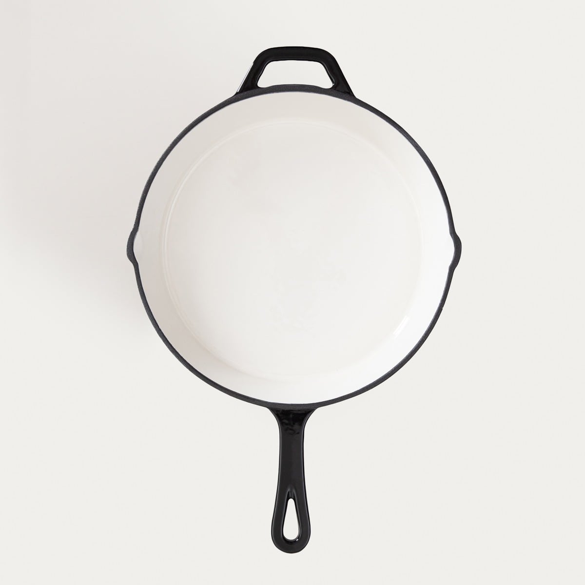 ANDREAS Cast Iron Skillet 26 cm Beige/Black