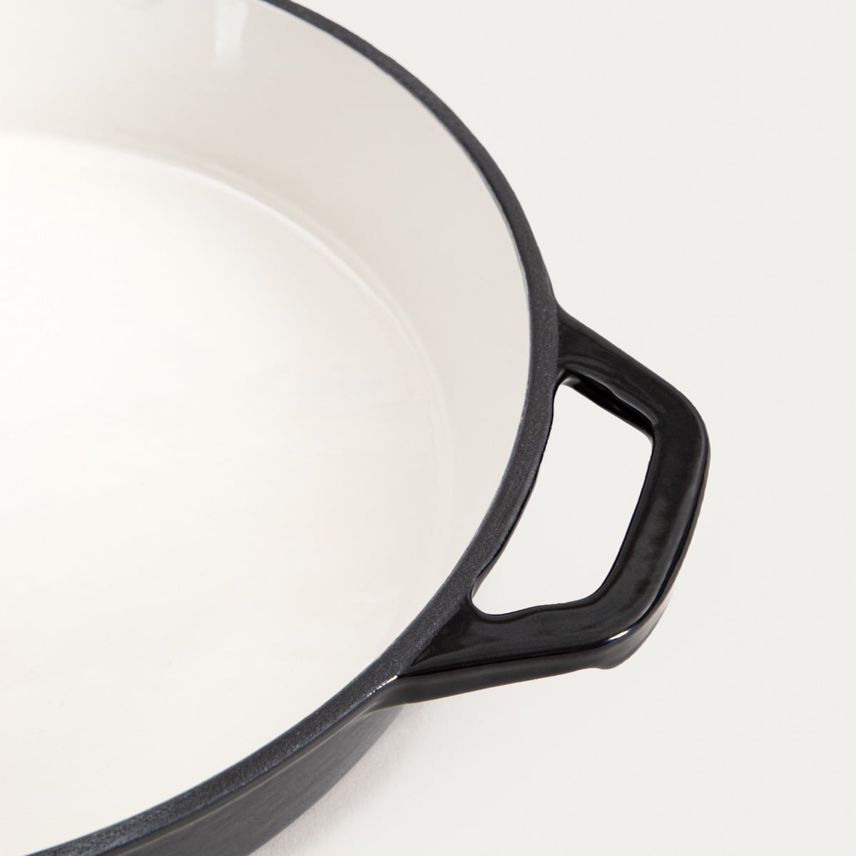ANDREAS Cast Iron Skillet 26 cm Beige/Black
