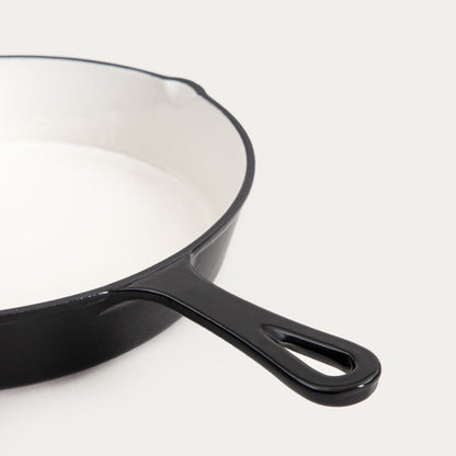 ANDREAS Cast Iron Skillet 26 cm Beige/Black