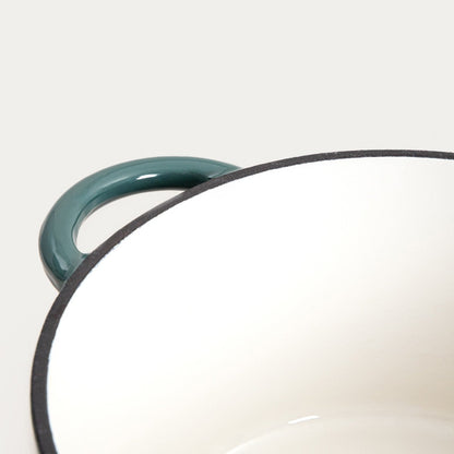 ANDREAS Cast Iron Pot 4L Green Traditional Ombre 26cm