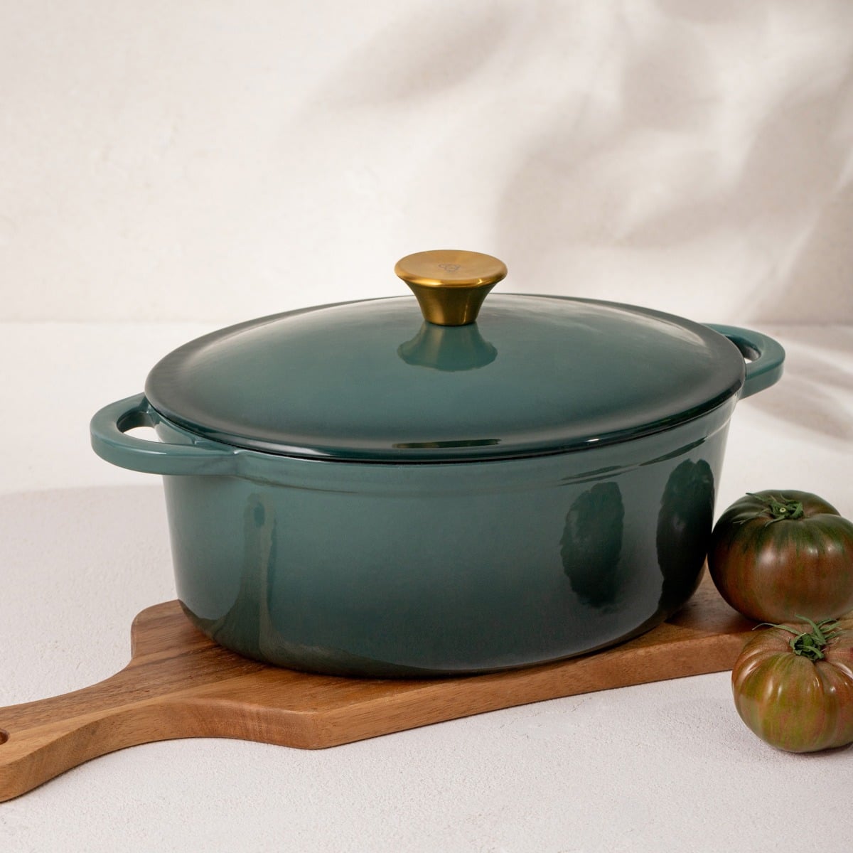 ANDREAS Cast Iron Pot Ombre Green 4.5L