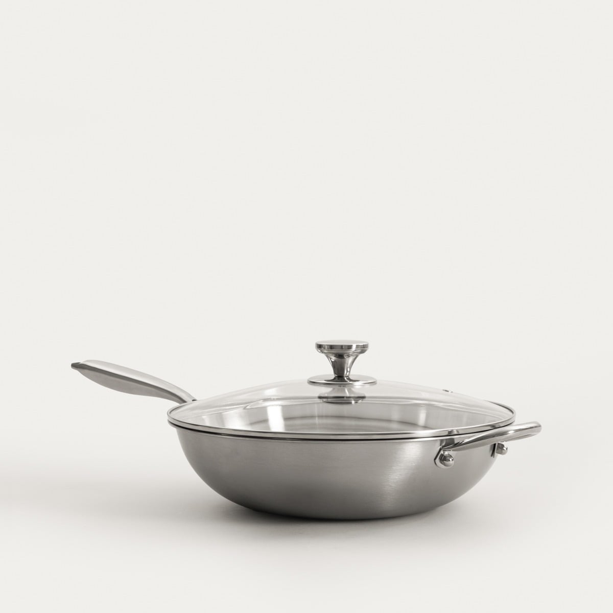 Arden Stainless Steel Wok 34 cm