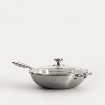 Arden Stainless Steel Wok 34 cm