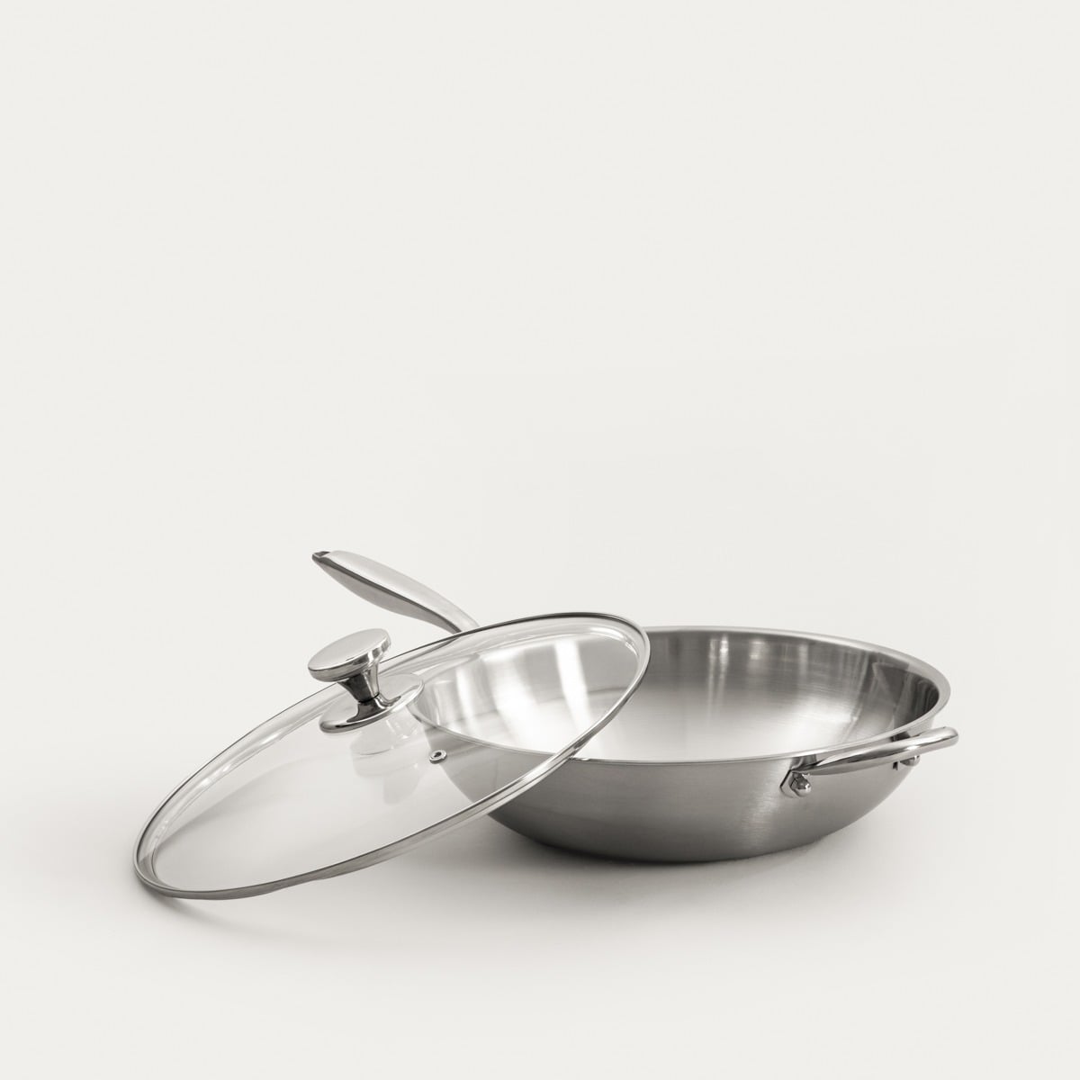 Arden Stainless Steel Wok 34 cm