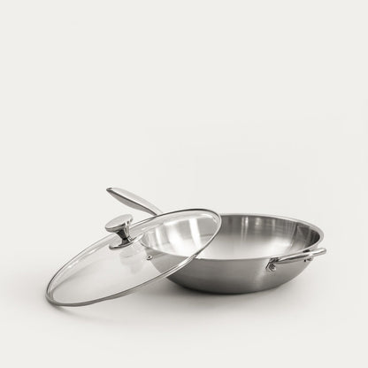 Arden Stainless Steel Wok 34 cm