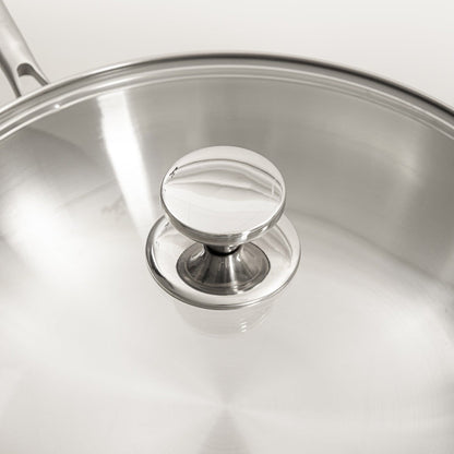 Arden Stainless Steel Wok 34 cm