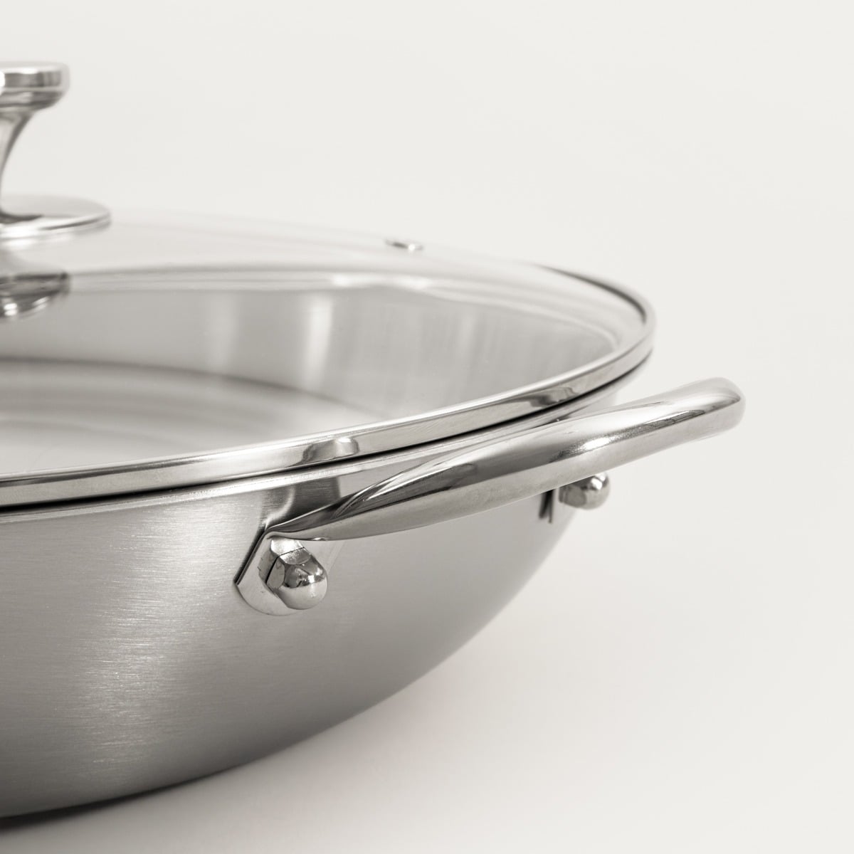 Arden Stainless Steel Wok 34 cm