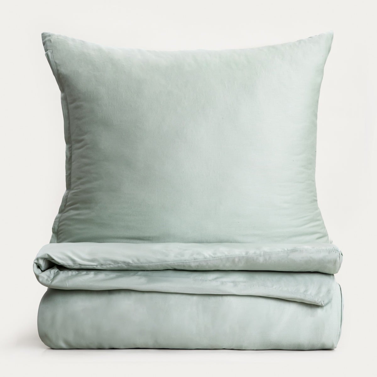 Bed linen set AVELIA Pistachio Satin Viscose Blend Bed Linen Set 160x200 cm