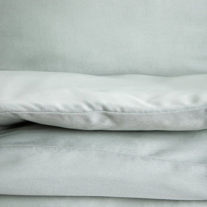Bed linen set AVELIA Pistachio Satin Viscose Blend Bed Linen Set 160x200 cm