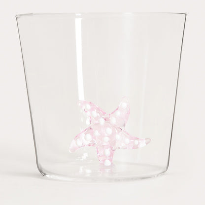 ARTEZA Glass with Pink Starfish 0.3L