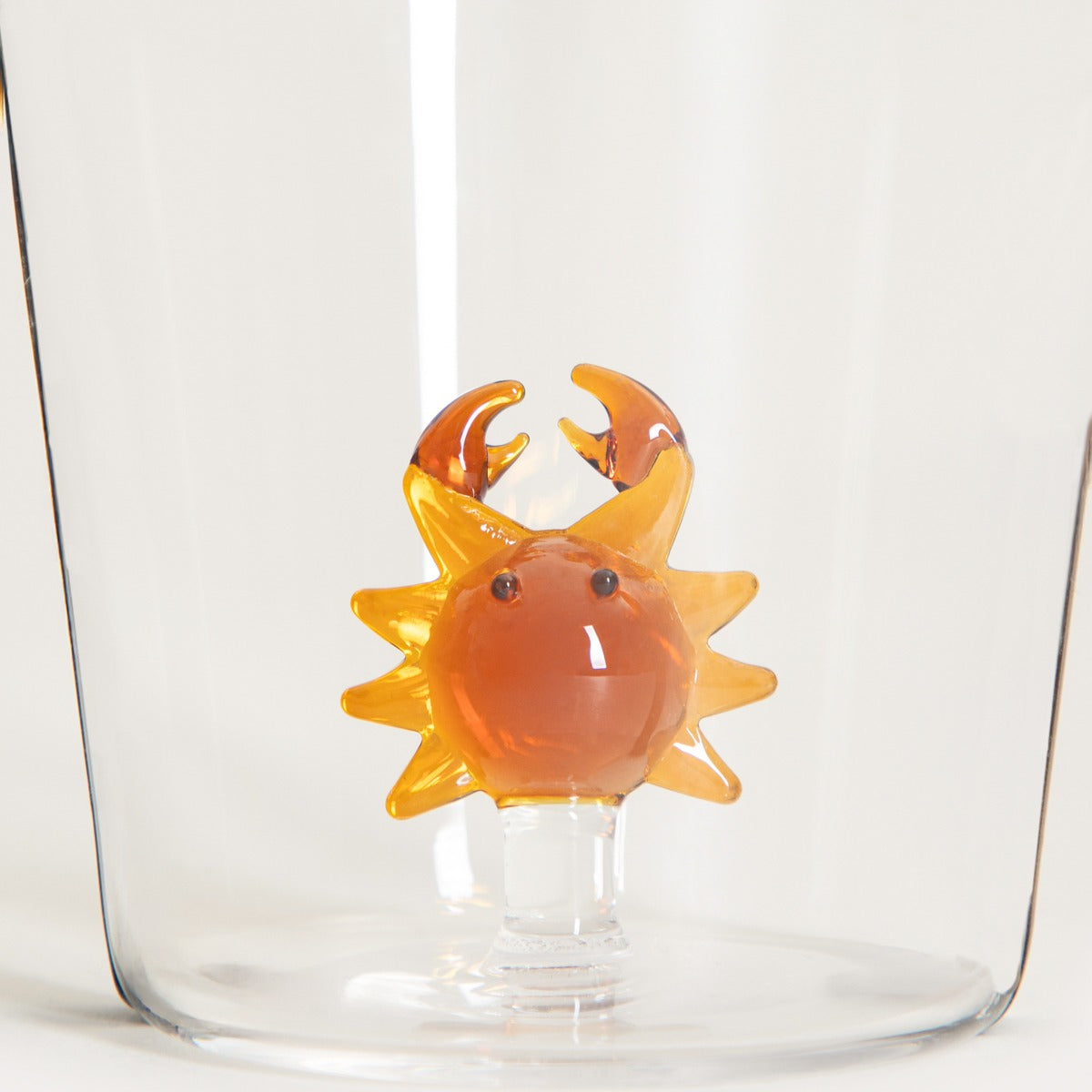 ARTEZA Glass Mug with Crab Motif 0.3L